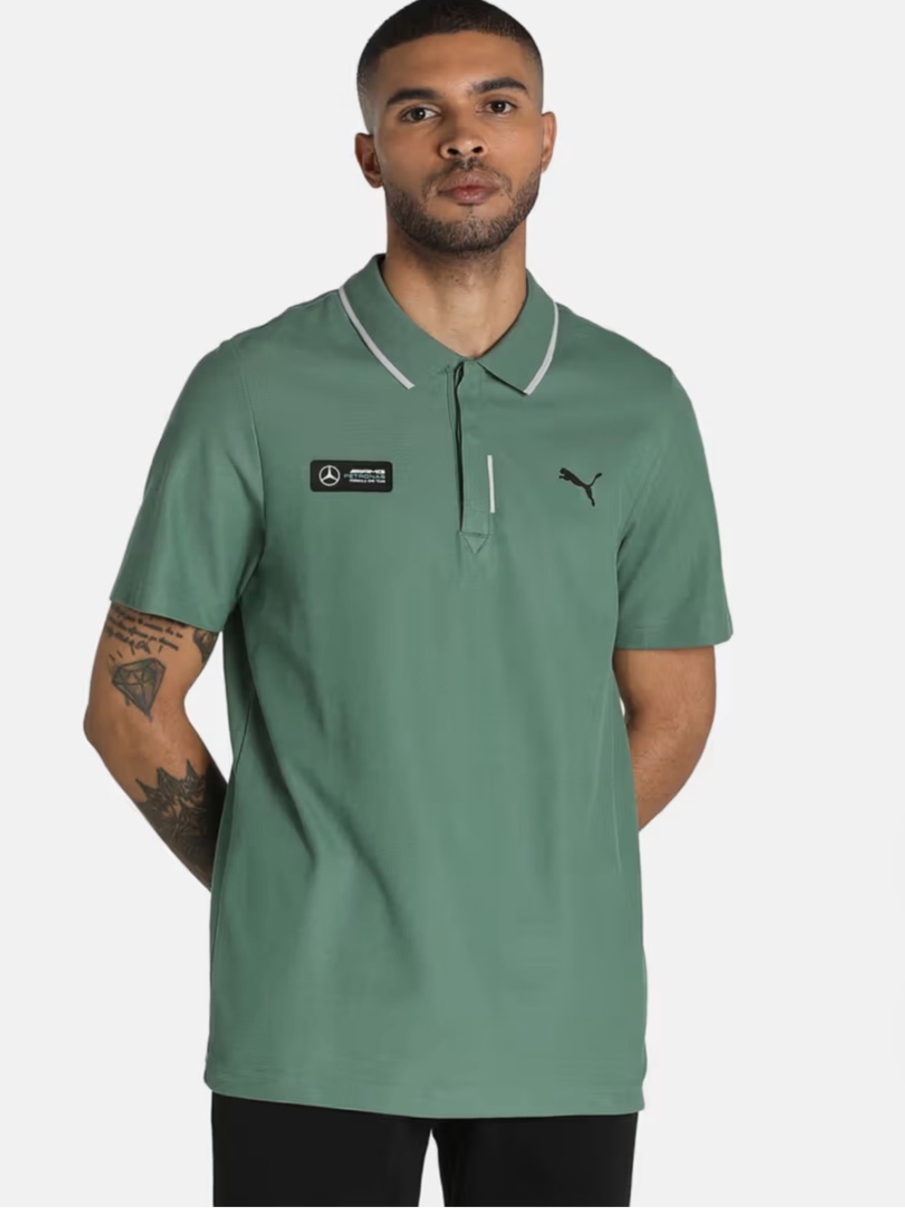 Puma Mercedes-AMG Petronas Formula One Polo Shirt Sz S